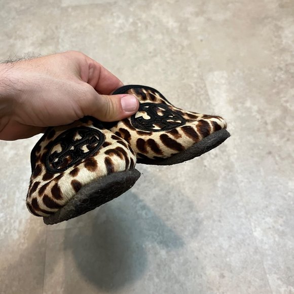 Tory Burch Billy Smoking Loafer Leopard Size 9 - Picture 7 of 11